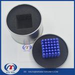 N35 magnetic ball D5mm of blue color for sale