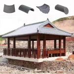 0.39inch Thickness Japanese Ceramic Roof Tiles High Temperature for sale