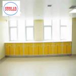 Hospital Furniture Disposal Cupboard Manufacturers with Three Section Slider and Adjustable Shelves for sale