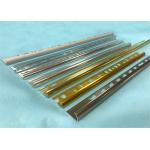 Customized Color Aluminium Corner Trim Profiles 5 Years Warranty 10mm Height for sale