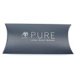 Glossy Black Hair Extension Paper Box Packaging With Printed Logo , Custom Service Provided