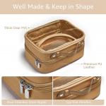 Lightweight Waterproof 2 Layer Travel Toiletry Bag Clear Makeup Bag With Zipper