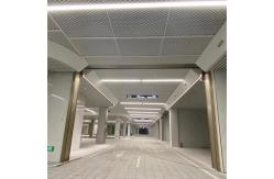 China 600X1200mm Mesh Ceiling Panel Aluminum Hook On Mesh Ceiling For Mall supplier