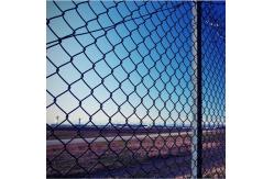 China Diamond Pattern Opening 25mm Airport Security Stainless Steel Chain Mesh Fence supplier