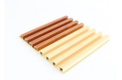 China Wood Composite Interior Coloured Fluted Panel WPC Wall Panel Cladding supplier