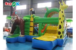 China 0.5mm PVC Inflatable Bounce Slide Jumping House Fire Retardant supplier