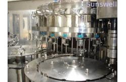 China Automatic Bottled Beer Filling Machine , 500BPH - 8000BPH Glass Bottle Filling Machines supplier