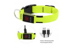 China High Visibility Rechargeable Light Up Dog Collar supplier