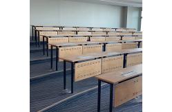 China Customized Wooden Curved Conference Table Training Room Table For Student supplier