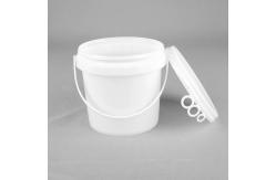 China Ice Cream 1000ml Plastic Food Packaging Bucket With Lid And Handle supplier