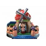 Durable Inflatable Bounce House Beautiful Inflatable mushroom bouncer inflatable farm jumping with fence around for sale