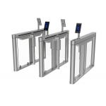 180 Degree Swing Gate Turnstile Brushless DC Pedestrian Control SS304 Acrylic for sale