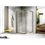 Sliding door Tempered Glass Shower Enclosure Polished Frame Surface Finishing