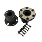 Black Disc Steel Flexible Diaphragm Coupling For Textile Machinery for sale