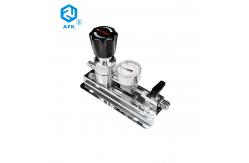 China 2200psig Pressure Reducing Regulator gas panel PTFE 1/4″ FSR AFK WL400 supplier