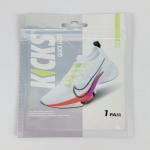 Reusable Plastic Mini Zipper Pouch Shoe Pad Packaging Bags Three Side Seal Bag For Shoelaces for sale