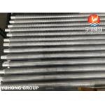 Stainless Steel Solid Fin Tube , High Frequence Weldding Fin Tube for sale