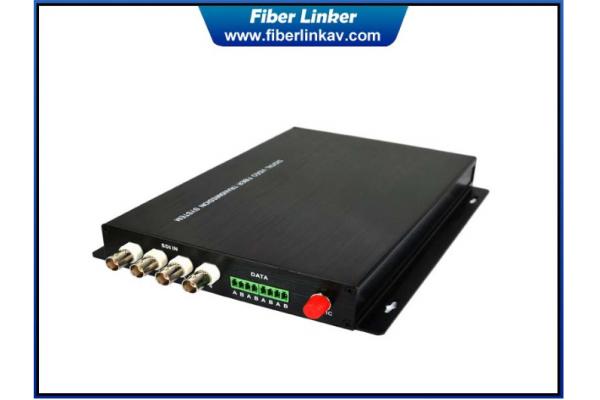 Camer Link 2-ch HD-SDI Fiber Converter over single core optical network