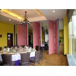 Hanging System Operable and Movable Folding Partition Walls For Restaurant for sale