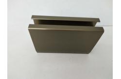 China Electrolytic Coated Aluminum Alloy Profiles Bronze Flat Or Matte Customized supplier