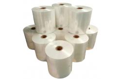 China Single Wound Polyethylene PE Shrink Film 25μM Thickness For Drink Packaging supplier