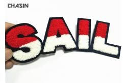 China No Minimum Chenille Letter Patches Self - Adhesive Backing For Letterman Jackets supplier