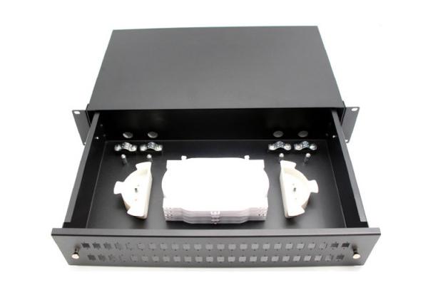2U 19inch Empty Slide Rail Rack mount patch panel