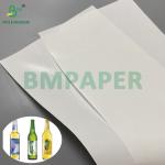 67gsm Blank White Wet Strength Paper For Beer Bottle Labels Ream Package for sale