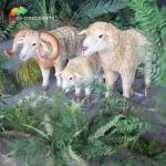 Blue 110v Animatronic Sheep Simulated Animals For Animal Exhibitions for sale