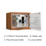 Dual Alarm Simple Design Smart Box Safe Bedside Table Thickened Bolts