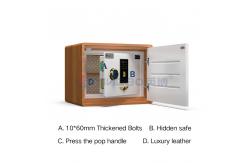 China Dual Alarm Simple Design Smart Box Safe Bedside Table Thickened Bolts supplier