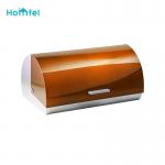 Customized Powder Coating Kitchen Bread Box , Metal Bread Tin Storage for sale