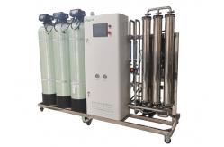 China 1000L/H Single Pass Ro System Water Plant FRP Water Tank supplier