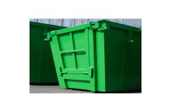 China Carbon Steel Flat Pack Skip Bin Large Scale Garbage Disposal Crane Lift Bin supplier