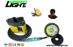 China IP68 25000lux 348lum Rechargeable Tunnel Cap Lamp supplier