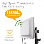 RJ45 RS485 Long Range Uhf RFID Card Access Control 960 Mhz Build In 7 DBi Antenna for sale