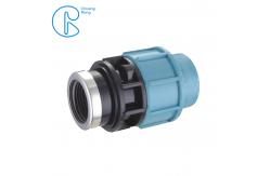 China Flexible Tubing PP Compression Fitting Female Adaptor Connector Easy To Install supplier