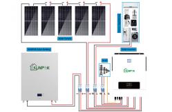China Home Energy Storage System Complete Off Grid Solar System 5000w 5kwh supplier