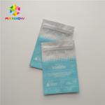 Face Eyes Mask Plastic Pouches Packaging Three Side Sealed Flat Bag Glossy Surface for sale