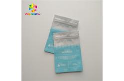 China Face Eyes Mask Plastic Pouches Packaging Three Side Sealed Flat Bag Glossy Surface supplier