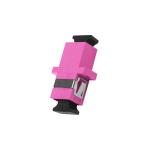 CE RoHS Magenta OM4 Fiber Optic Adapter Multi Mode SC Simplex Adapter