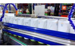 China SUS304 Hot Melt Glue Labeling Machine Automatic Beer Can Shrink Sleeve Applicator supplier