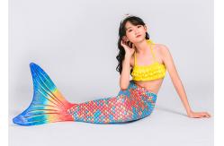 China 3PCS Sets Toddler Swimmable Mermaid Tail For Boys / Girls Flexible Elastic supplier