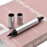2 In 1 Empty Eyeliner Tubes Plastic Liquid Eyeliner Pen With Eye Stamp