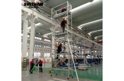 China Easy Install Mobile Aluminum Scaffolding Tower 3m 12m Height supplier