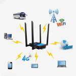 32 Users 4G LTE Router 300Mbps RJ45 Port Wireless Router With Sim Card Slot for sale