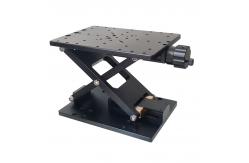 China Optical Experiment Manual Lab Jack Displacement Platform Shear With Large Load supplier