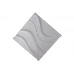 Thickness 1mm Decorative 3d Wall Panels PVC Flexilble Squre Shape for sale