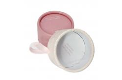 China Small Jewerly Cardboard Round Box Tube With Ribbon supplier