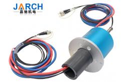 China 150RPM 2 Channels 2 Circuits 10A Fiber Optical Slip Ring supplier